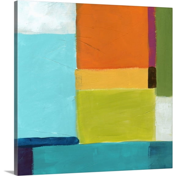 Great BIG Canvas | "City Square III" Canvas Wall Art - 20x20