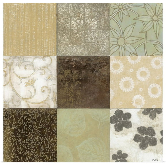 Great BIG Canvas | "Classic Nine Patch" Art Print - 24x24