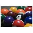 thumbnail image 1 of Great BIG Canvas | "Close Up Of Pool Balls Racked On A Billiard Table Focused On The Eight Ball" Art Print - 36x24, 1 of 4