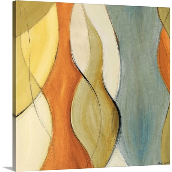 Great BIG Canvas | "Coalescence II" Canvas Wall Art - 16x16