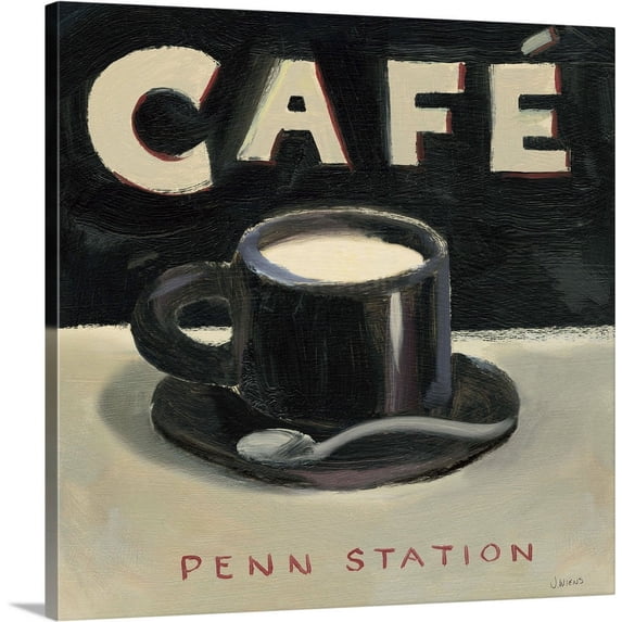Great BIG Canvas | "Coffee Spot I" Canvas Wall Art - 24x24