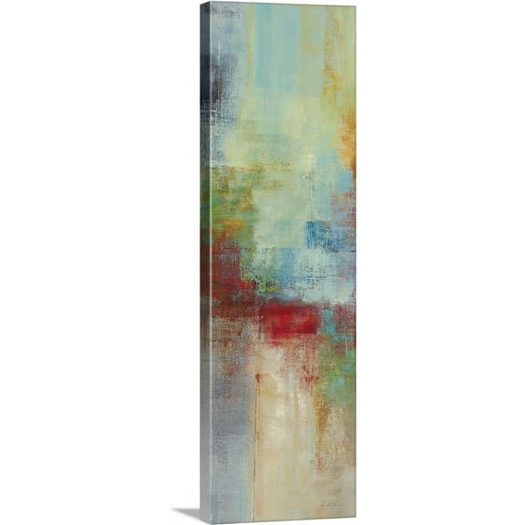 Great BIG Canvas | "Color Abstract I" Canvas Wall Art - 12x36