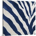 thumbnail image 1 of Great BIG Canvas | "Contemporary Blue Zebra I" Canvas Wall Art - 24x24, 1 of 2
