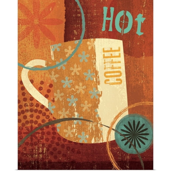 Great BIG Canvas | "Cool Java I" Art Print - 24x30
