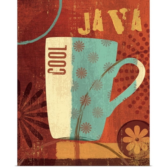 Great BIG Canvas | "Cool Java II" Art Print - 16x20
