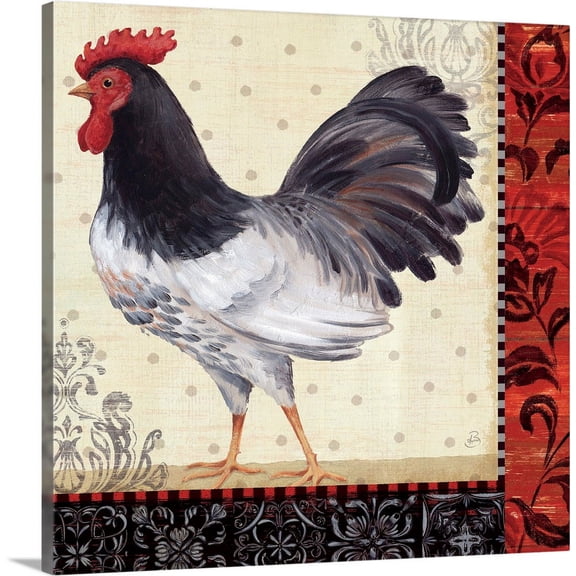 Great BIG Canvas | "Country Touch II" Canvas Wall Art - 16x16