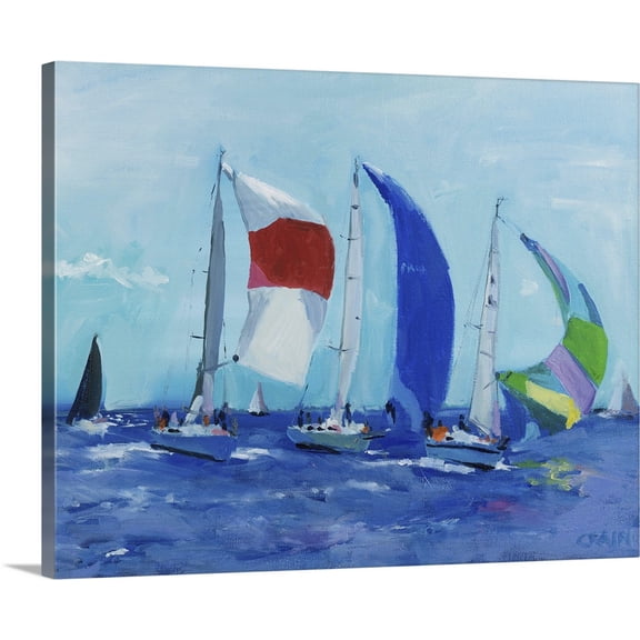 Great BIG Canvas | Curt Crain Premium Thick-Wrap Canvas entitled Chutes