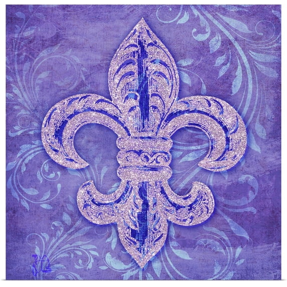 Great BIG Canvas | "Damask Fleur" Art Print - 30x30