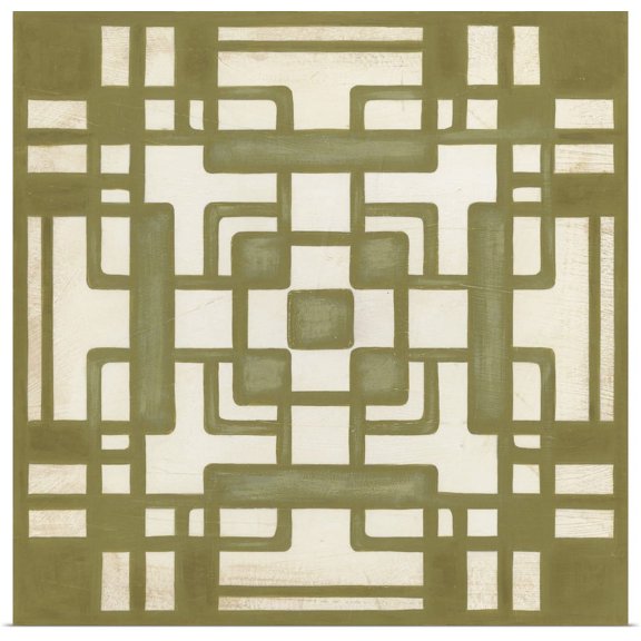 Great BIG Canvas | "Deco Tile III" Art Print - 24x24