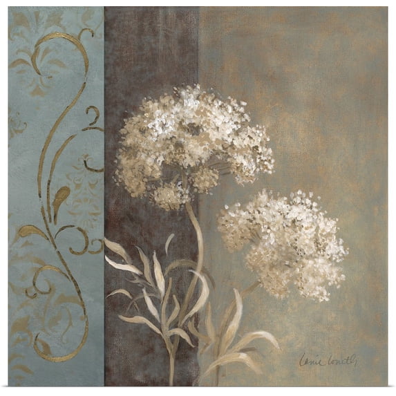 Great BIG Canvas | "Delicate Beauty in Blue I" Art Print - 20x20