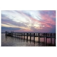 thumbnail image 1 of Great BIG Canvas | "Dockside Sunset 3" Art Print - 24x16, 1 of 4