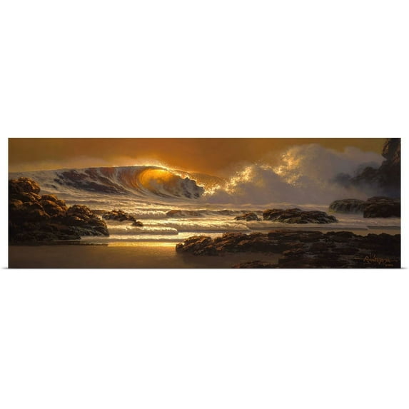 Great BIG Canvas | "Eternal Embers" Art Print - 36x12