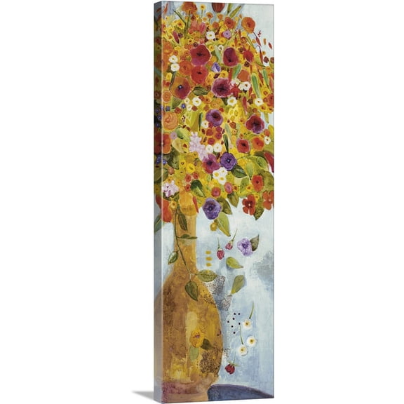 Great BIG Canvas | "Exuberance II" Canvas Wall Art - 20x60