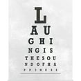 thumbnail image 1 of Great BIG Canvas | "Eye Chart Typography II" Art Print - 16x20, 1 of 4