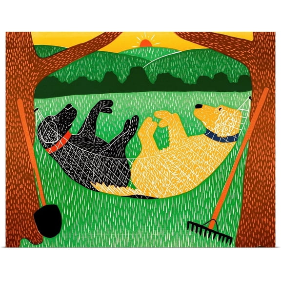 Great BIG Canvas | "Farming is hard work" Art Print - 30x24