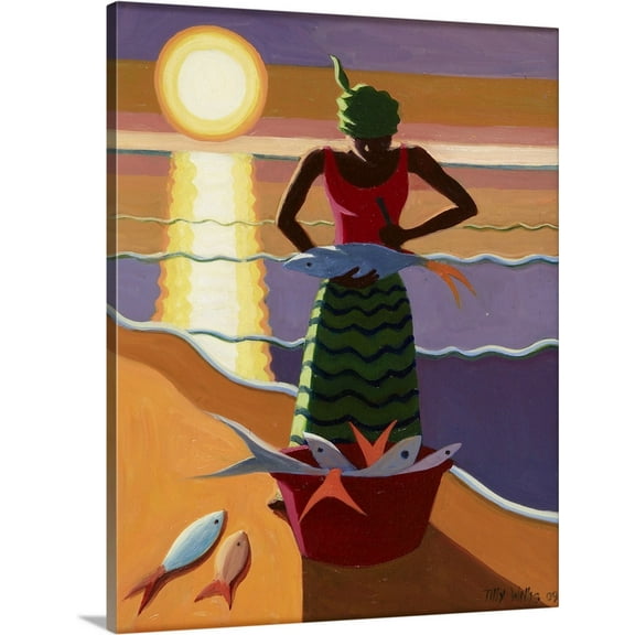 Great BIG Canvas | "Fish Wife, 2009" Canvas Wall Art - 24x30