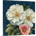 thumbnail image 1 of Great BIG Canvas | "Floral Damask III on Indigo" Canvas Wall Art - 30x30, 1 of 2