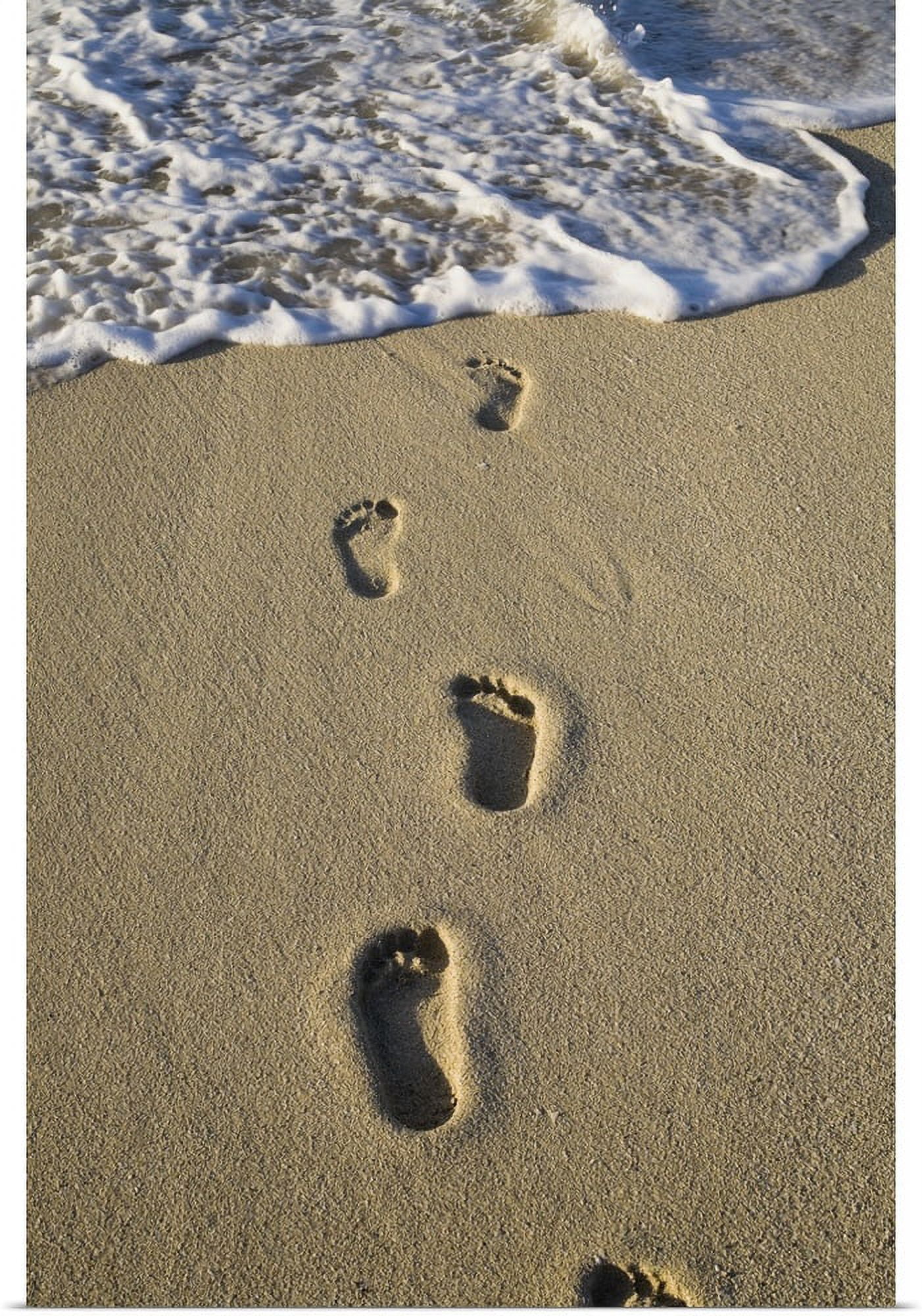 footprints in the sand printable