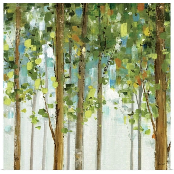 Great BIG Canvas | "Forest Study II" Art Print - 16x16
