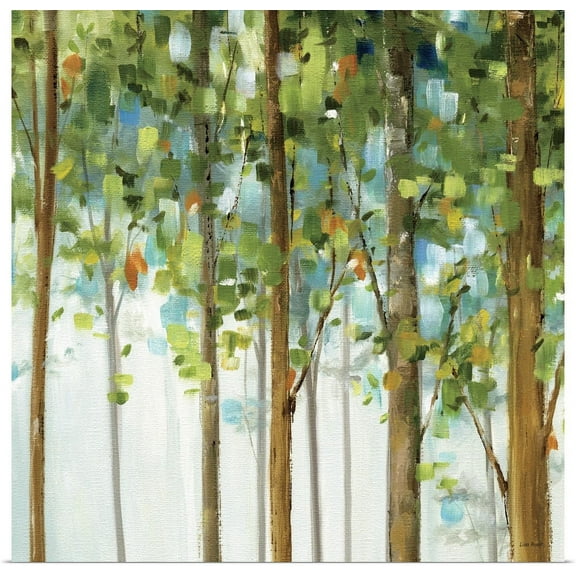 Great BIG Canvas | "Forest Study III" Art Print - 16x16