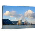 thumbnail image 1 of Great BIG Canvas | "France, Rhone River, nuclear power plant" Canvas Wall Art - 36x24, 1 of 2