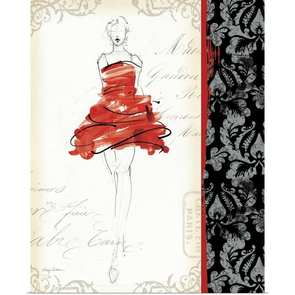 Great BIG Canvas | "French Couture II" Art Print - 16x20