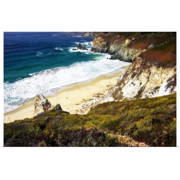 Great BIG Canvas | "Garrapata Highlands II" Art Print - 36x24