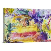 Great BIG Canvas | "Gauguin's Garden, 2011" Canvas Wall Art - 48x32