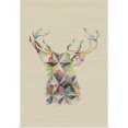 thumbnail image 1 of Great BIG Canvas | "Geometric Shape Animals - Deer" Art Print - 32x48, 1 of 4