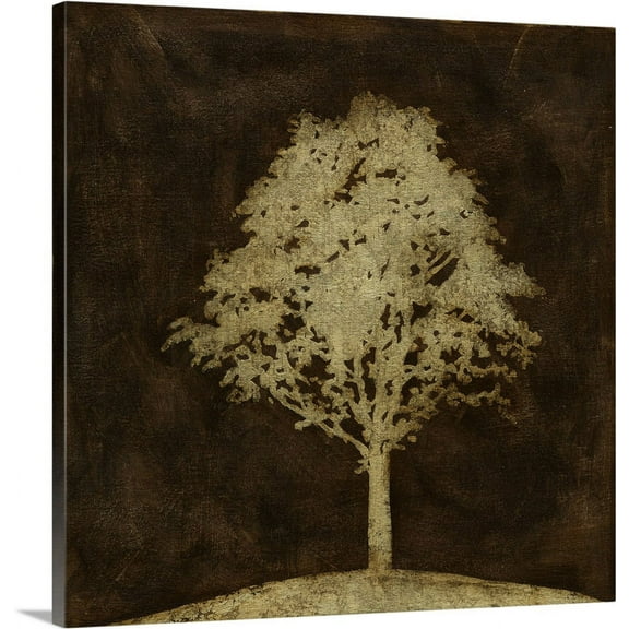 Great BIG Canvas | "Gilded Tree II" Canvas Wall Art - 24x24