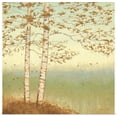thumbnail image 1 of Great BIG Canvas | "Golden Birch I with Blue Sky" Art Print - 16x16, 1 of 4
