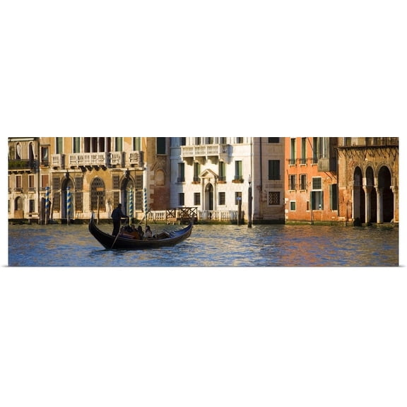 GBC | "Gondola in the canals of Venice, Italy" Art Print - 60x20