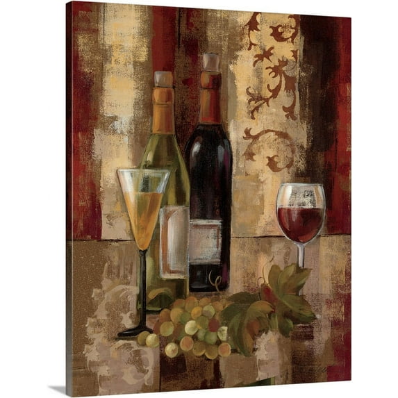 Great BIG Canvas | "Graffiti and Wine III" Canvas Wall Art - 24x30