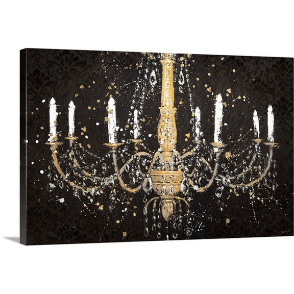 Great BIG Canvas | "Grand Chandelier I" Canvas Wall Art - 24x16