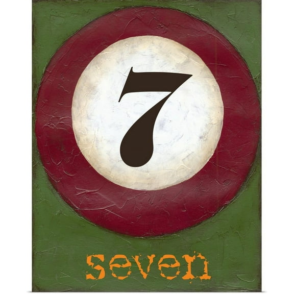 Great BIG Canvas | "Graphic Pool VII" Art Print - 16x20