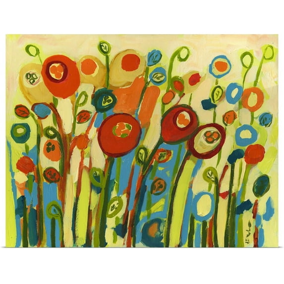 Great BIG Canvas | "Growing Poppies" Art Print - 30x24