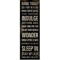 Great BIG Canvas | "Hang Tough" Art Print - 20x60