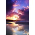 thumbnail image 1 of Great BIG Canvas | "Hawaii, Oahu, Beautiful Sunset" Art Print - 32x48, 1 of 4