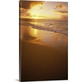 thumbnail image 1 of Great BIG Canvas | "Hawaiian Sunset At Beach, Pastel Colors On Sand" Canvas Wall Art - 16x24, 1 of 2
