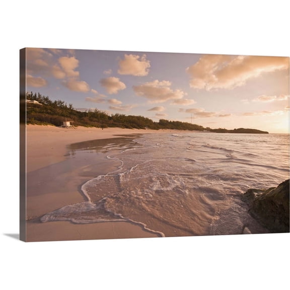 Great BIG Canvas | "Horseshoe Bay beach, Bermuda" Canvas Wall Art - 30x20