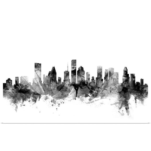 GBC | "Houston Texas Skyline" Art Print - 36x24