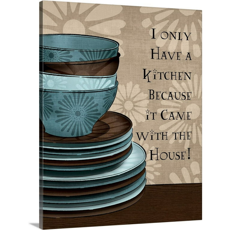 Great Big Canvas | in The Kitchen II Canvas Wall Art - 16x20, Size: 16 x 20