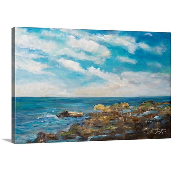 Great BIG Canvas | "Into the Horizon I" Canvas Wall Art - 30x20