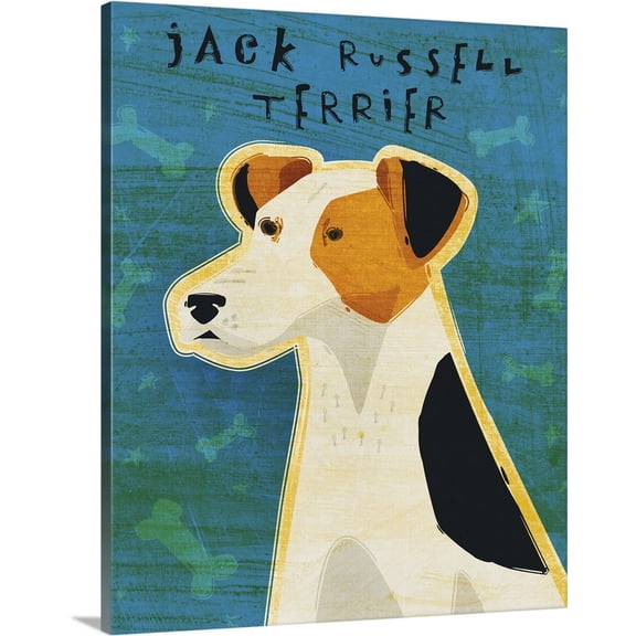Great BIG Canvas | "Jack Russell Terrier" Canvas Wall Art - 24x30