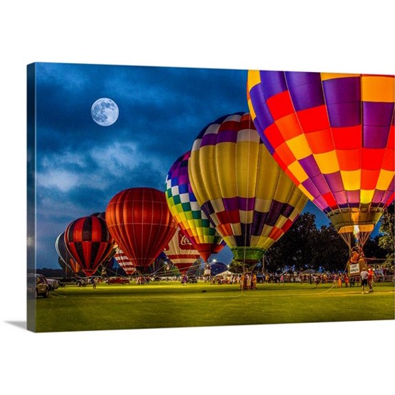 Great BIG Canvas Jeannie Meyer Premium Thick-Wrap Canvas entitled Moon Glow