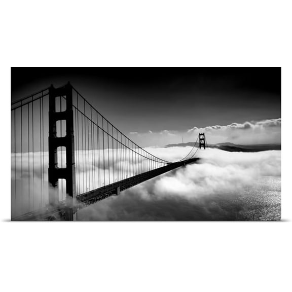 Great BIG Canvas Ka Boom Poster Print entitled Golden Gate Bridge