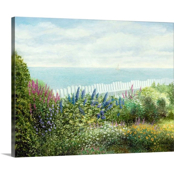 Great BIG Canvas | Kevin Dodds Premium Thick-Wrap Canvas entitled Cape Cod Garden