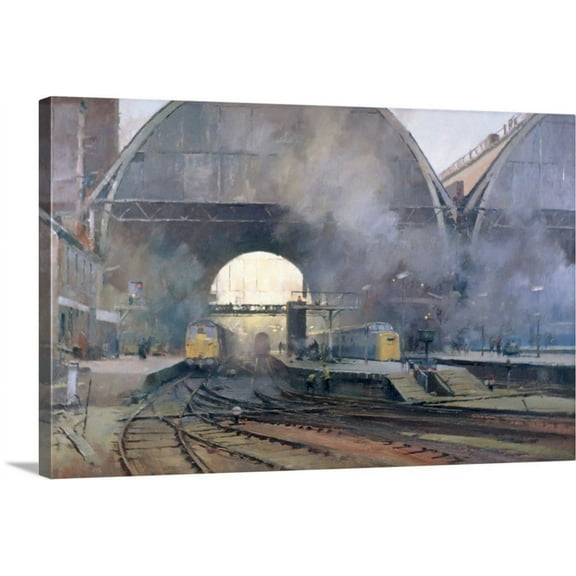 Great BIG Canvas | "King's Cross Station" Canvas Wall Art - 24x16