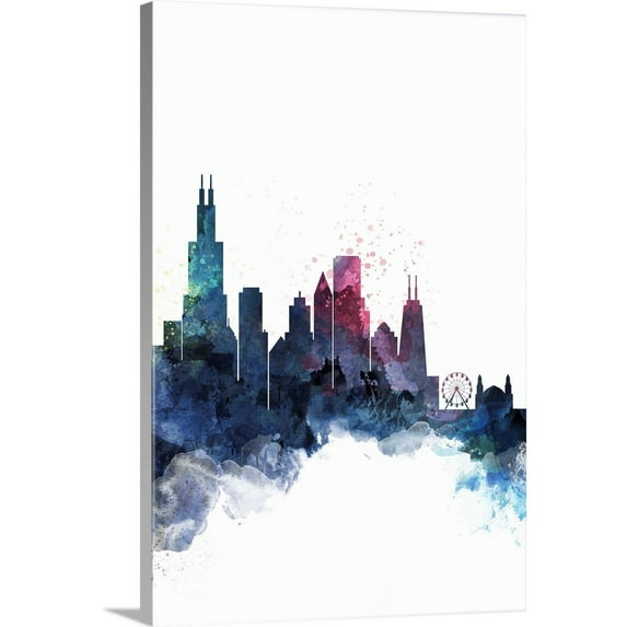 Great BIG Canvas Landscapes Watercolor Painting