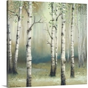 Great BIG Canvas | "Late September Birch II" Canvas Wall Art - 30x30